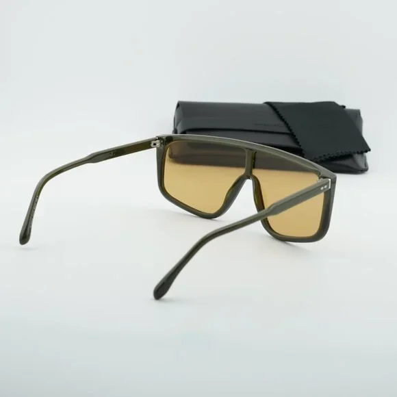 Isabel Marant IM 0096/S 01ED 70 Shield Sunglasses - Green/Brown - Picture 3 of 10